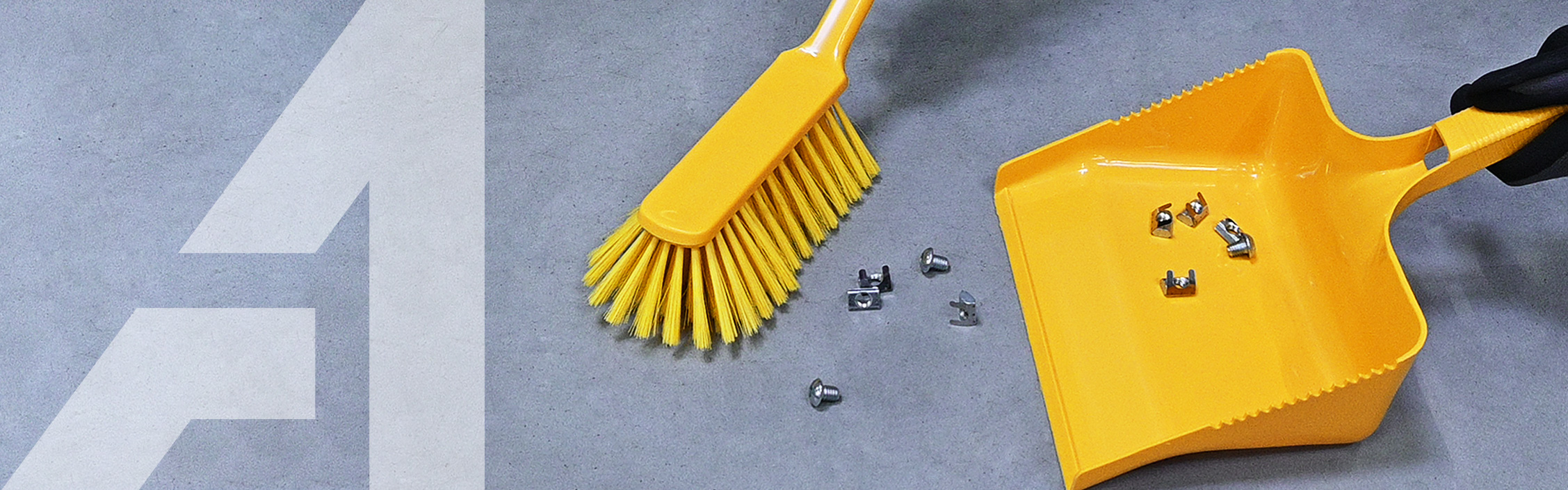 Kehrschaufel und Besen für Indsutrie und Lager