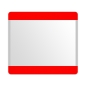 Preview: Labeling-Pocket A4 red closed