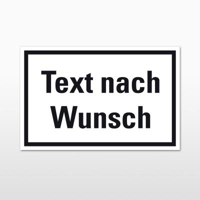 Text nach Wunsch s/w