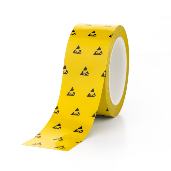 ESD Bodenmarkierungsband gelb Rolle