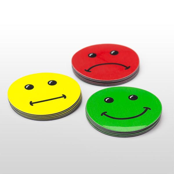 Magnetsymbole Smiley-Set