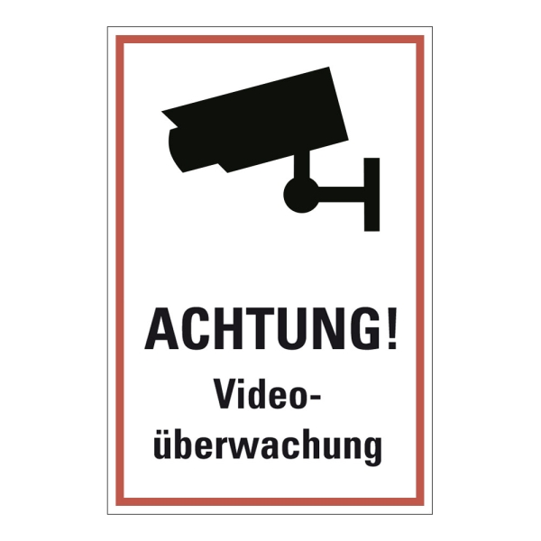 Video surveillance version 2 - operational sign DE