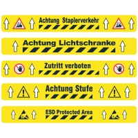 Bedruckte Bodenmarkierung mit Rutschklasse R10 - WT-5415