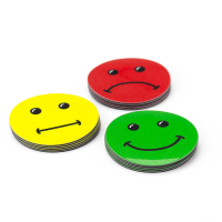Magnetic symbols - Smiley set - Ø 50mm - 15 pieces